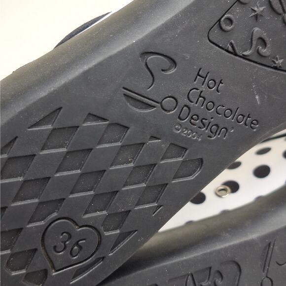 VTG Y2K Hot Chocolate Mary Janes 36 US 6 Chocoloticas Lolita Polka Dot Minnie - Picture 10 of 10